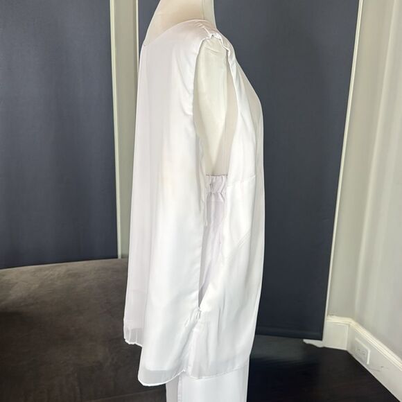 Women’s White 3 Piece Formal Pant Suit Set Size 16 NEW - Picture 7 of 14